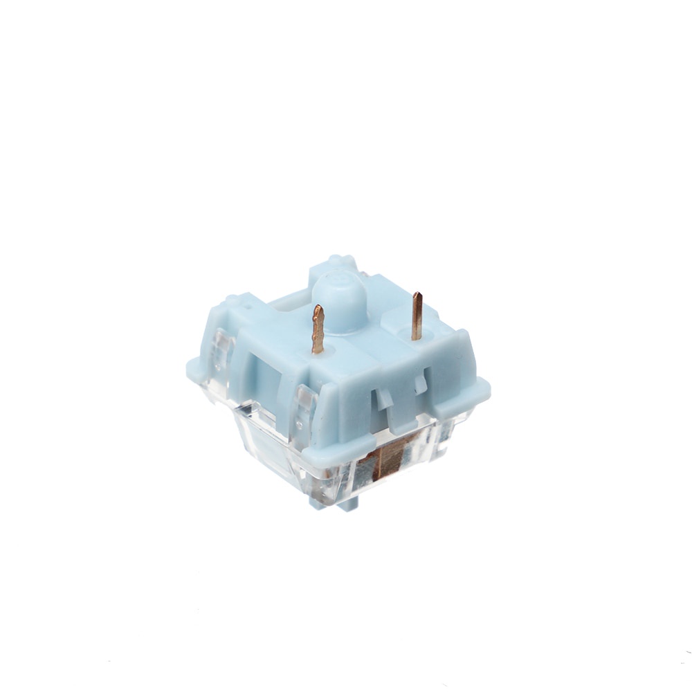 70 90 110 PCS FEKER Switch Keyboard Mekanik Pengganti 3 Pin Lapis Emas Biru Putih Untuk Cherry MX