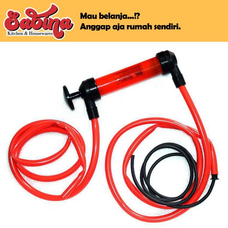 Pompa Tangan Manual Transfer Oli Bensin Mobil Oil Pump Siphon