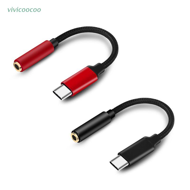 VIVI   USB C Headphone Jack Adapter Type C Male to 3.5MM Female Aux Audio Cable for Samsung Xiaomi Huawei HTC OnePlus Cellphones