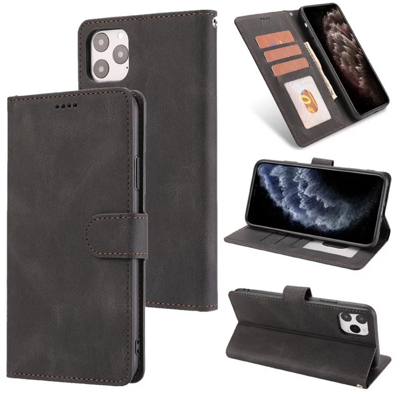 Leather Case Flip Cover Wallet SAMSUNG GALAXY A13 A33 A53 A73 A12 A22 A32 A52 A52S A72 4G 5G Leather Case Dompet Kulit Casing Lipat