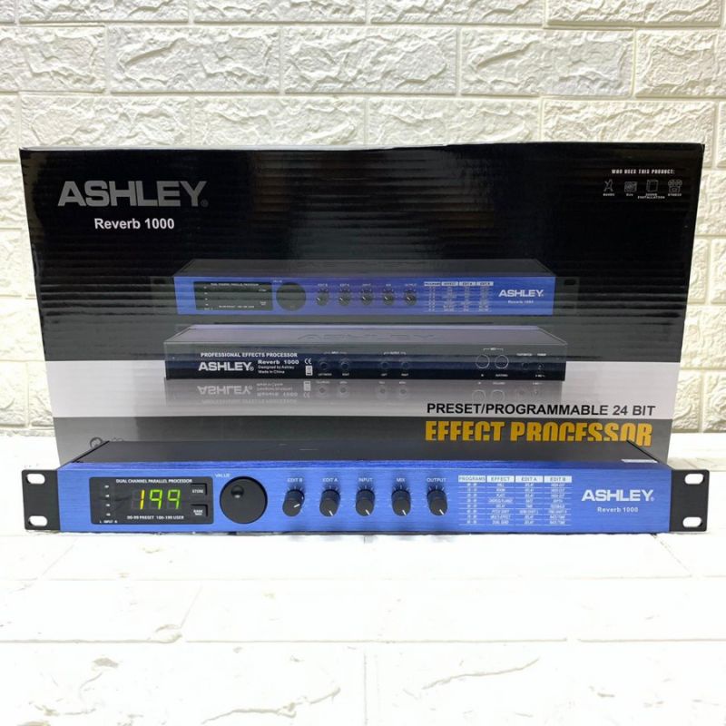 Effect Vokal efek vokal Ashley Reverb 1000 Original reverb1000