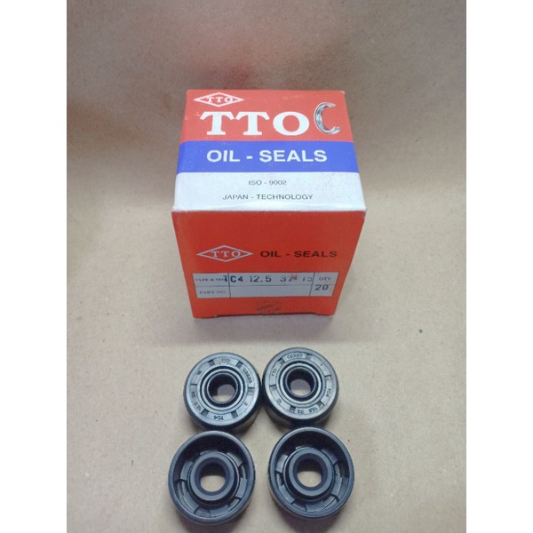 SEAL OIL/ SEAL OLI/ SIL OLI SHOCK BELAKANG VARIASI, TTO/ARF ORIGINAL ASLI 12,5*32*15