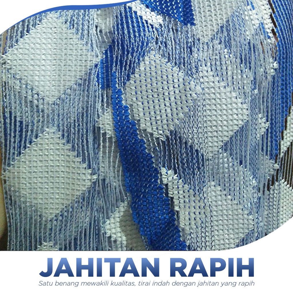 Tirai Benang Motif Karakter Jendela Pintu Ukuran 100x200cm Bahan Serat Polyester Tebal Dekorasi Rumah Ruang Tamu Kamar Tidur Terbaru Import - Q10 - 88_Blanket Store