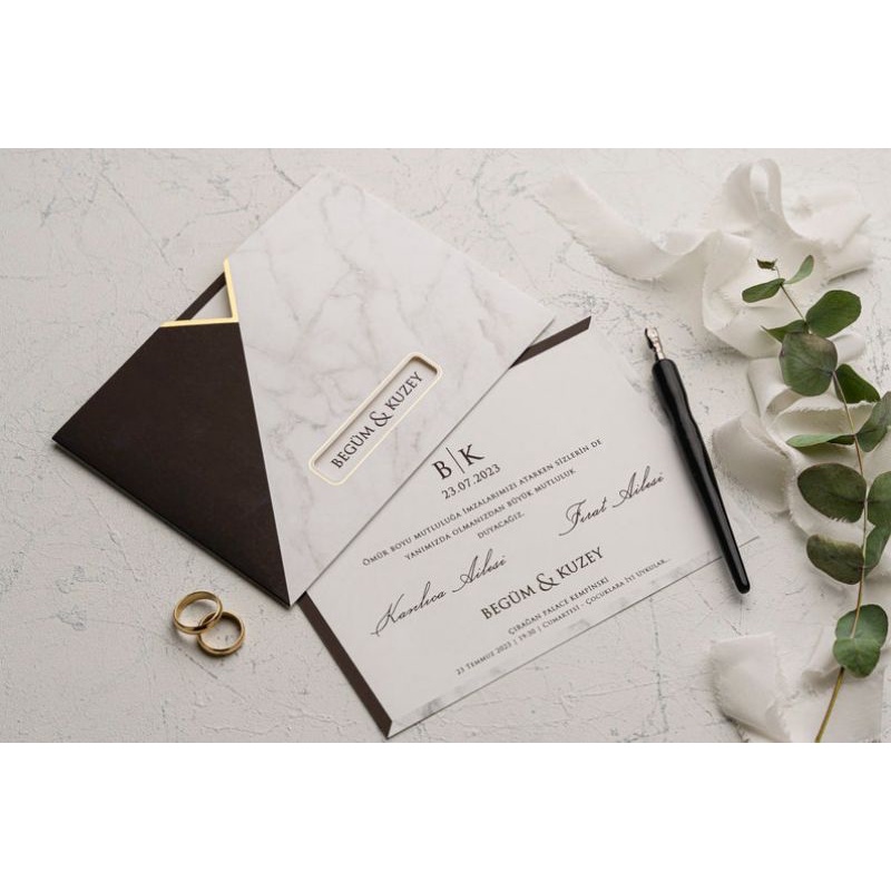 undangan rustik/undangan hardcover