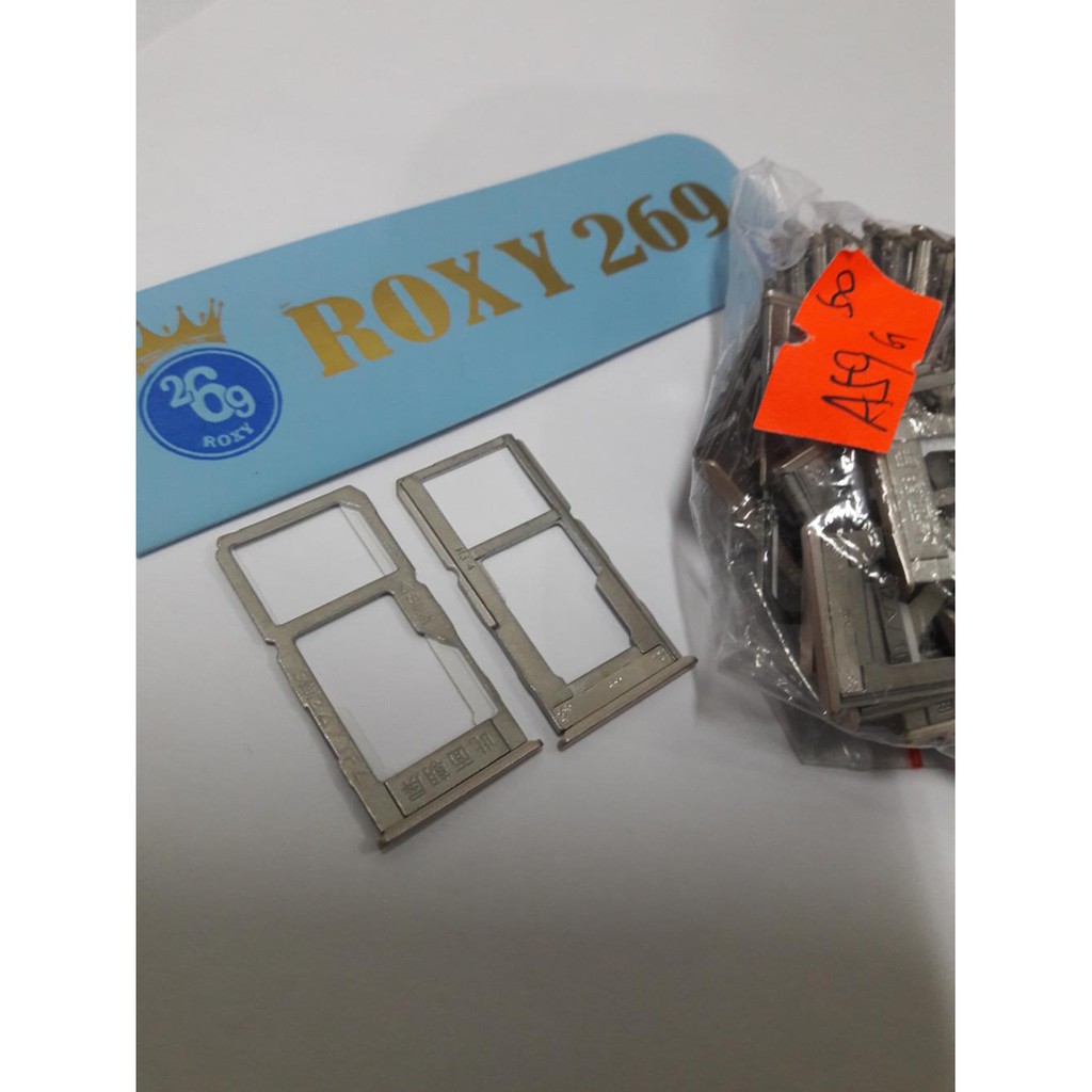 Simtray Sim Tray OPPO A59 GOLD  Slot Sim CARD / Letak Kartu Sim HP / Rumah Kartu  / Tempat Kartu A