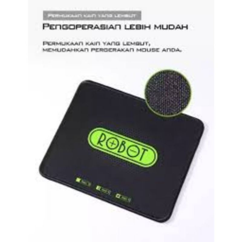 Mouse Pad/Alas Mouse Anti Slip Polos Dan Bergambar By Robot[R-01]