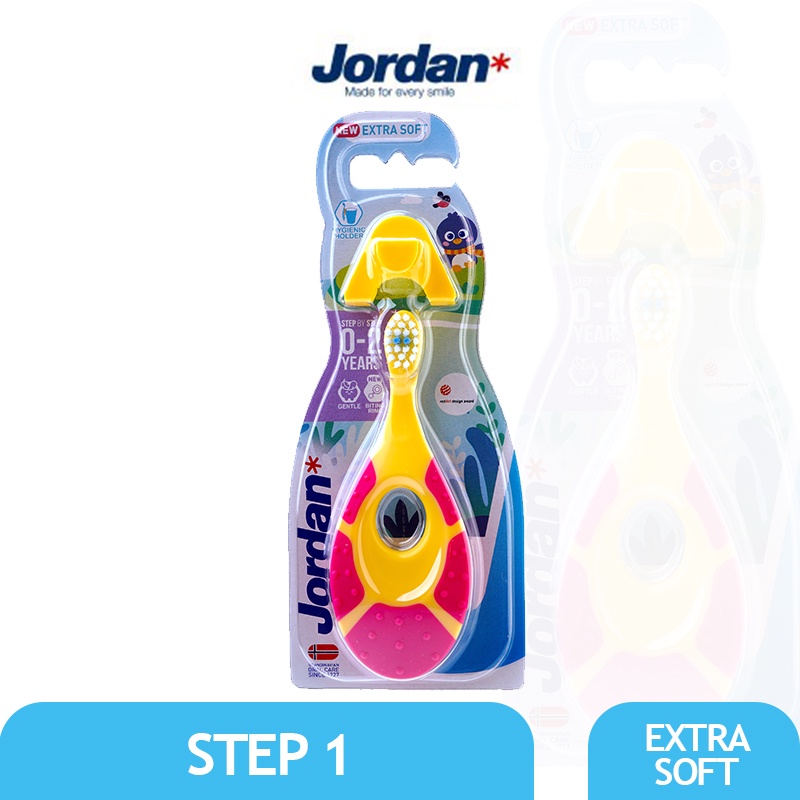 Jordan Sikat Gigi Anak / Jordan Toothbrush / Step 1 / Step 2 / Step 3 / Dewasa