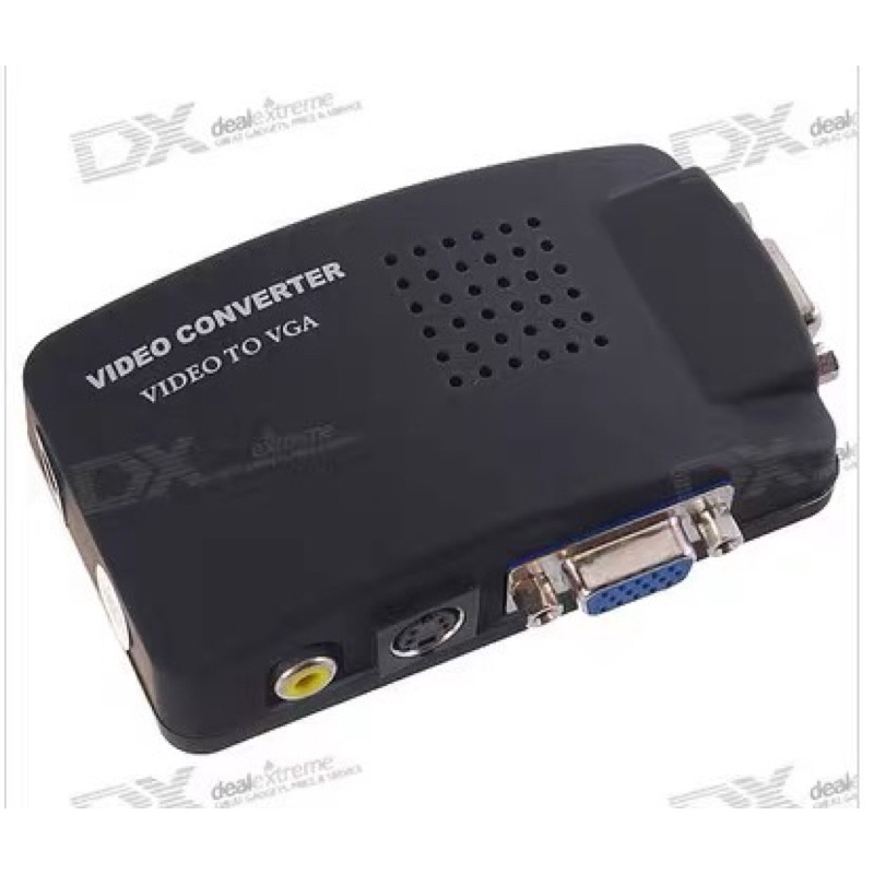 CONVERTER VIDEO TO VGA / RCA TO VGA / AV TO VGA KONVERTER AV TO VGA