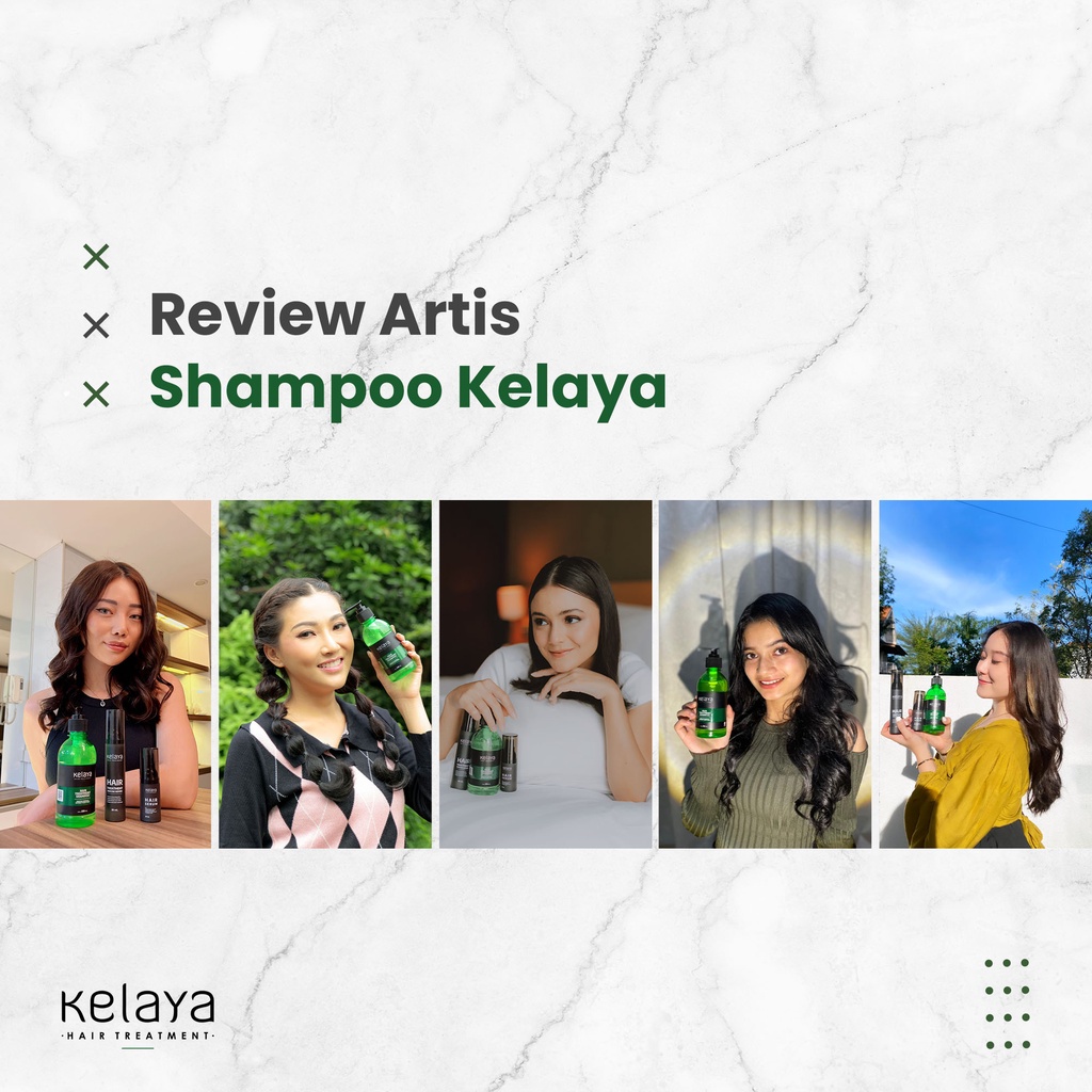 KELAYA Hair Treatment Shampoo 250ml Original Anti Rontok / Shampo Anti Ketombe / Penumbuh Rambut with Minyak Kemiri Aloevera