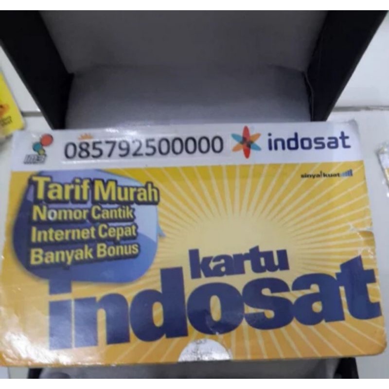 Nomor Cantik - Kartu Perdana 4G Indosat IM3 M3 Panca 0 - 0857 92 500000