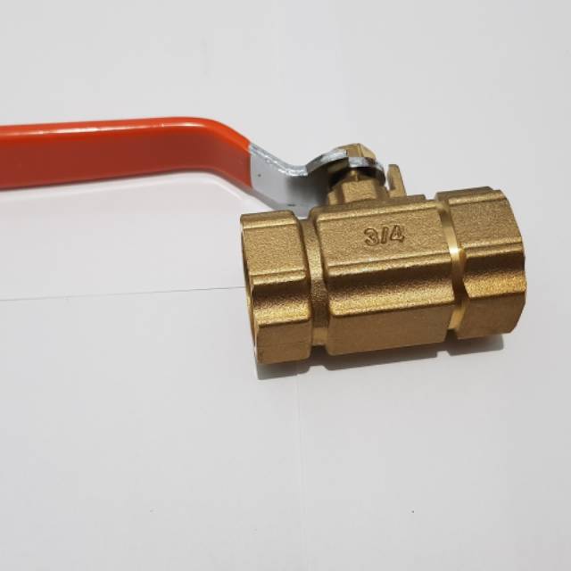 Stop kran ball valve kuningan soligen