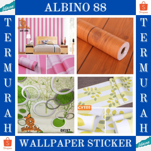 COD BAYAR DITEMPAT !!! Elegant Wallpaper Sticker 45CMX1METER (bayar ditempat/COD/PROMO) - Stiker Walpaper Dinding / WALLPAPER STIKER DINDING / WALLPAPER STIKER /MOTIF ELEGANT INTERNATIONAL