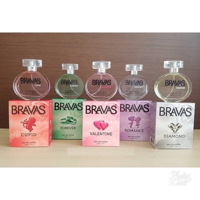 Bravas Brafas Parfume Parfum EDP Unisex Wanita Pria Valentine Forever