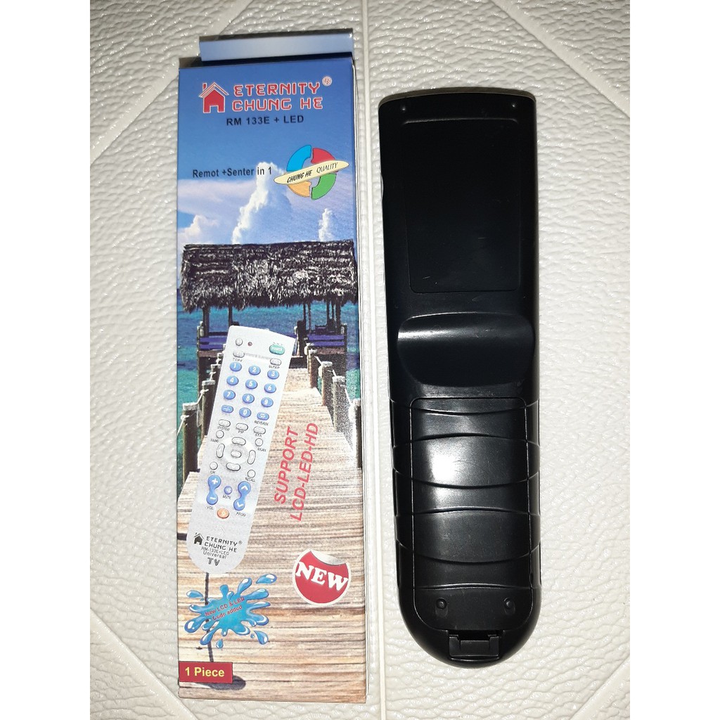 Remote Multi TV Universal Tabung LCD LED Chunghe RM 133E +LED Senter