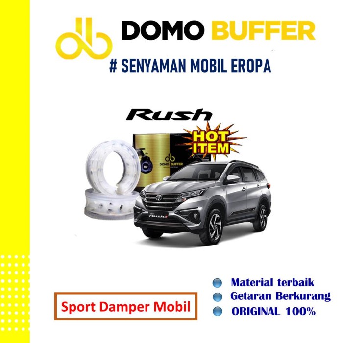 Domo Buffer Mobil Rush 2017 Anti Limbung - Spring Karet Damper Peredam Guncangan Mobil Toyota Rush