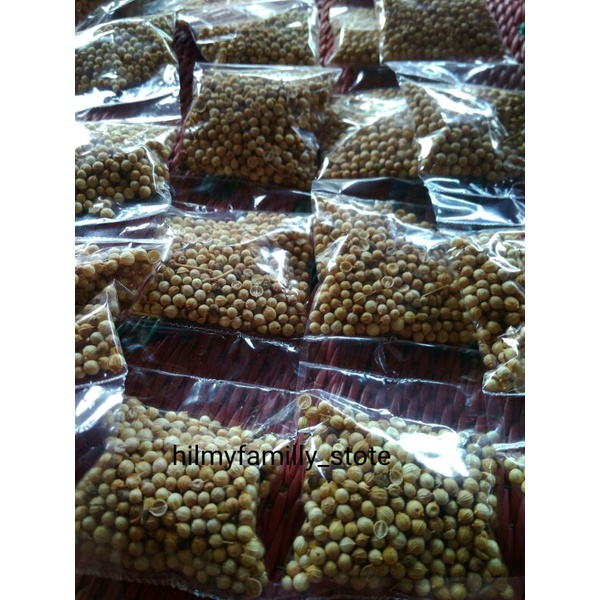 

Ketumbar kering per renteng isi 10 sachet (Bumbu rempah)