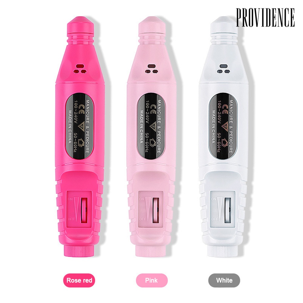 Providence Electric Nail File Polishing Drill Pen Bits Kit Salon Pedicure Manicure Machine