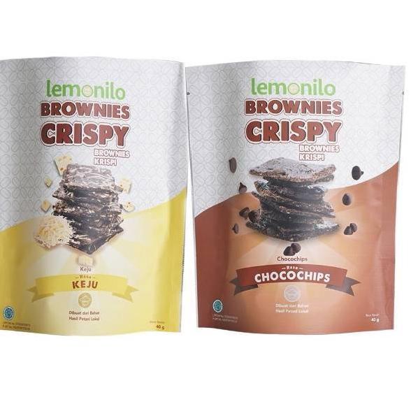 

wzzi LEMONILO BROWNIES CRISPY 40 gr / snack anak subb48
