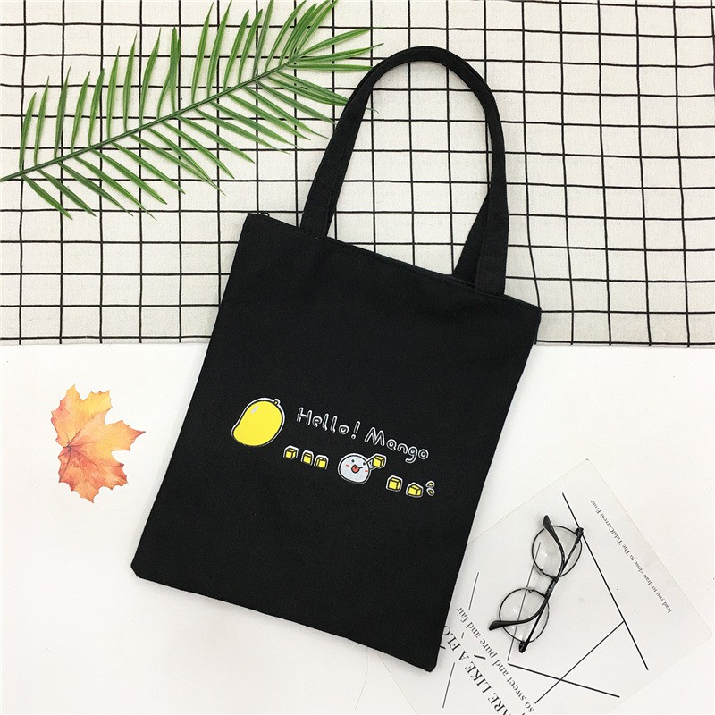 TA01 [DIKIRIM DARI JAKARTA] TOTEBAG KANVAS JAKARTA IMPORT DAILY SERIES (COD Jakarta)