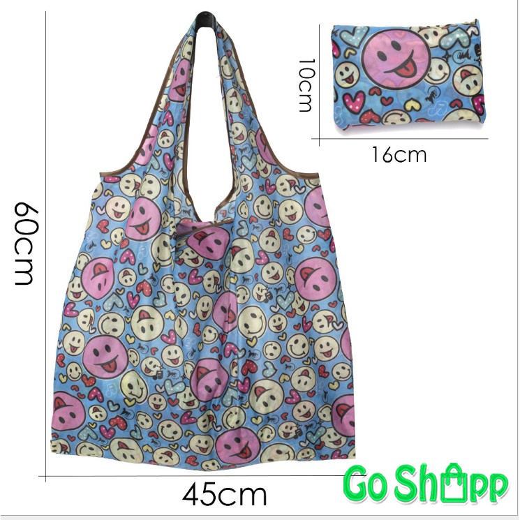 Tas Belanja Lipat Besar Ramah Lingkungan Foldable Reuseable - Shopping Bag Serbaguna Import [SB02]