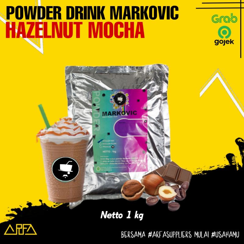 

Powder Minuman Hazelnut Mocha Markovic Mix 1kg