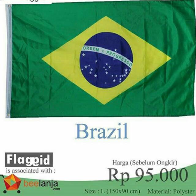 Cod Bendera Negara Brazil Shopee Indonesia