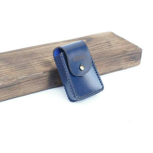 Sarung korek api zippo warna biru navy pullup