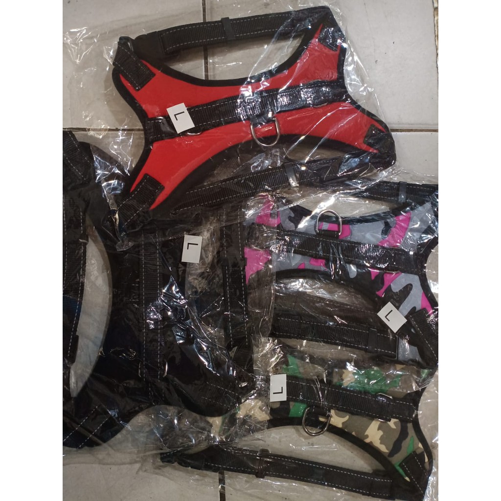 VEST ONLY-harness vest anjing Size S M L XL