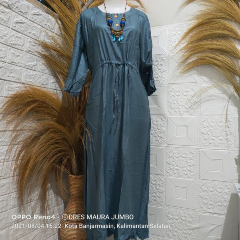 zahra.al.gifari/dres maura jumbo laris Banjarmasin/busui adem murah daster rample/cod.bayar ditempat