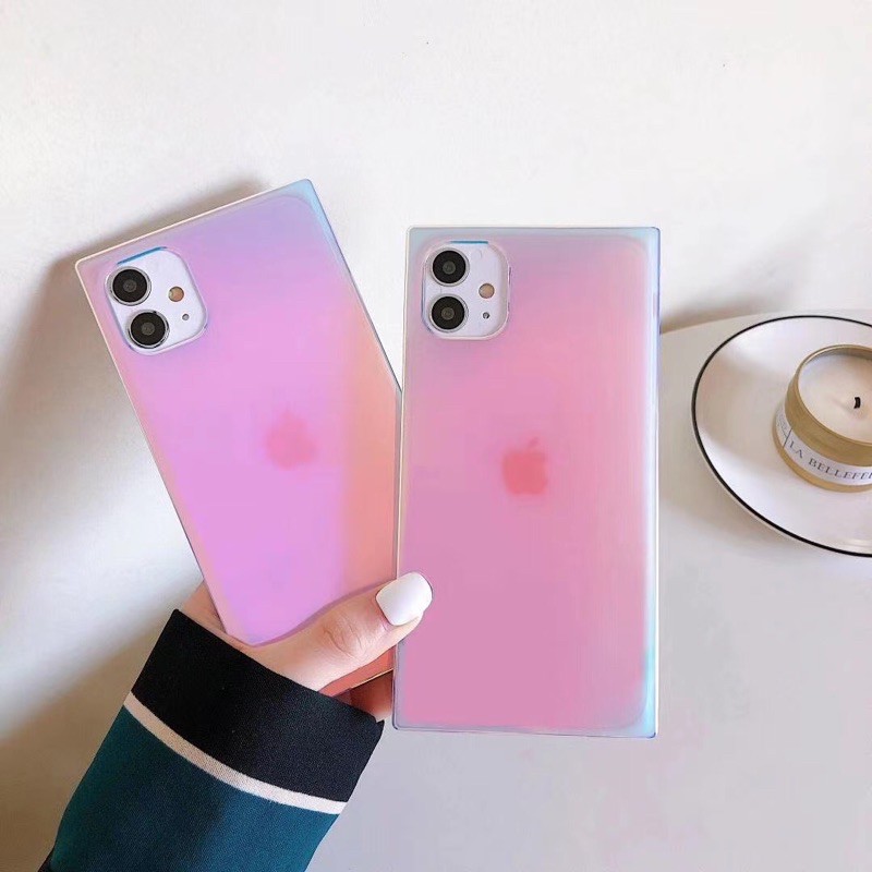 Aurora Square Case Iphone SE2 7 7+ 8 8+ X Xs Xr XsMAX 11 11pro 11 pro max 12 mini 12pro 12 pro max