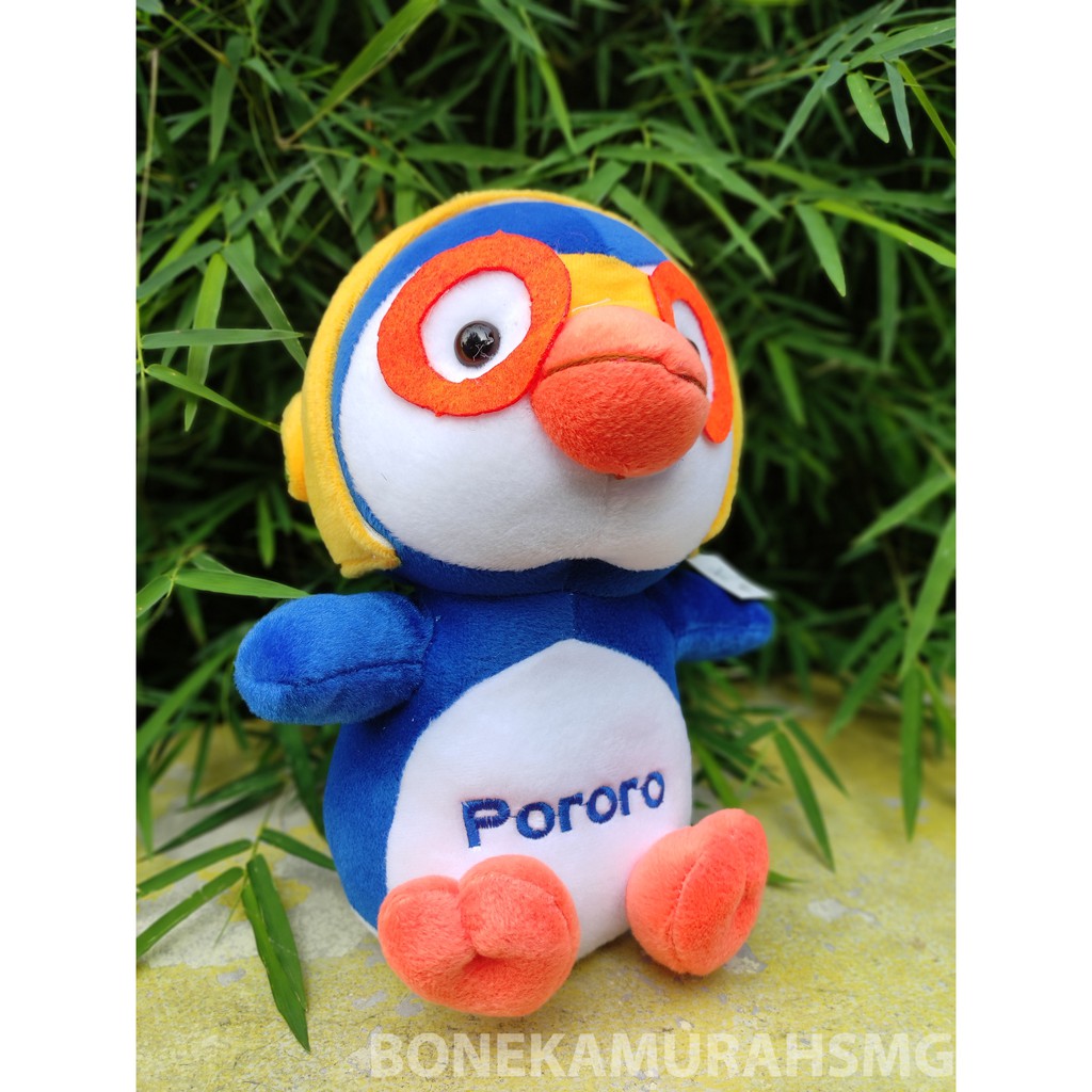 Boneka pororo the litle penguin lembut kualitas bagus SNI cocok hadiah ulang tahun anak / pacar