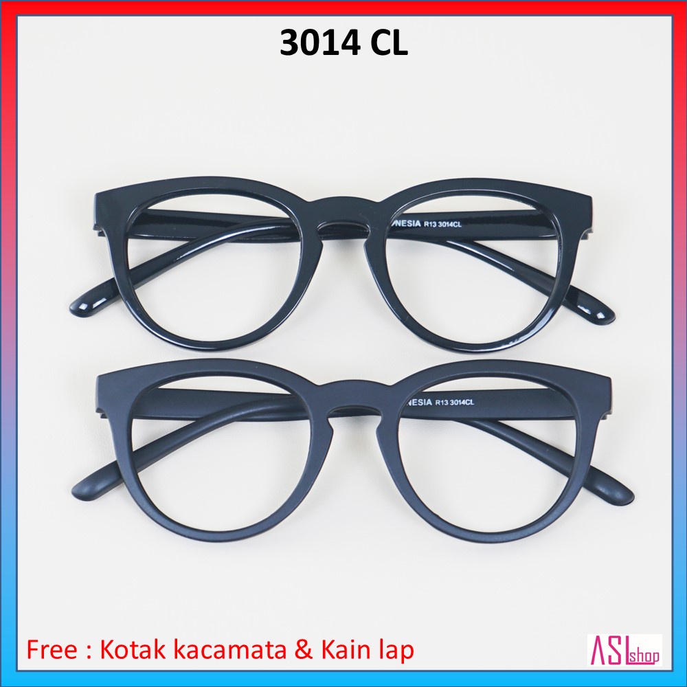 FRAME KACAMATA MINUS (3014CL) + LENSA BLUERAY