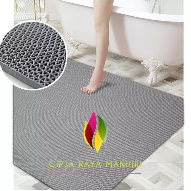 Keset Anti Slip PVC S Type Rumah Tebal 6mm 60 x 120cm / Keset Jaring