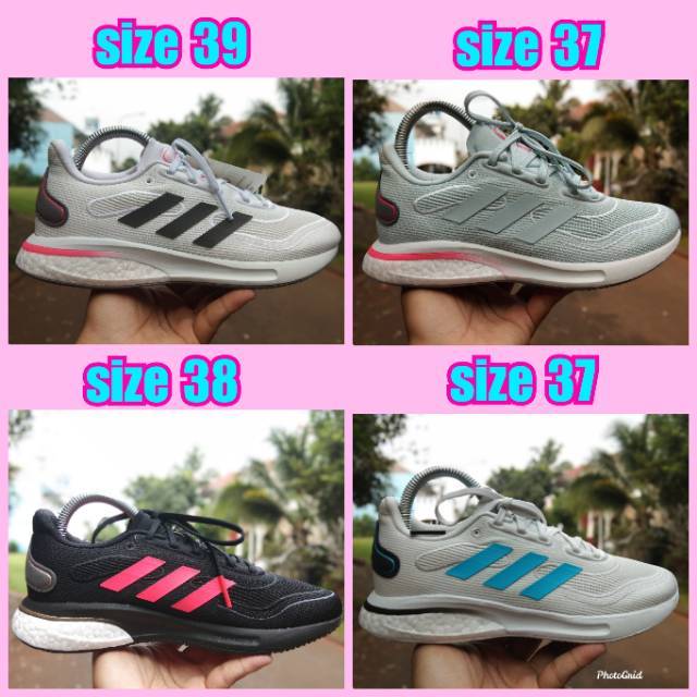 Sneakers Wanita Original Adidas Supernova Sepatu Lari size  37 38 39