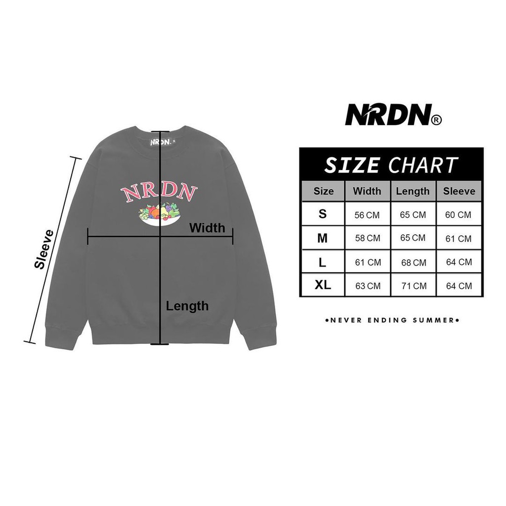 CREWNECK NRDN SUMMER RESORT BLACK