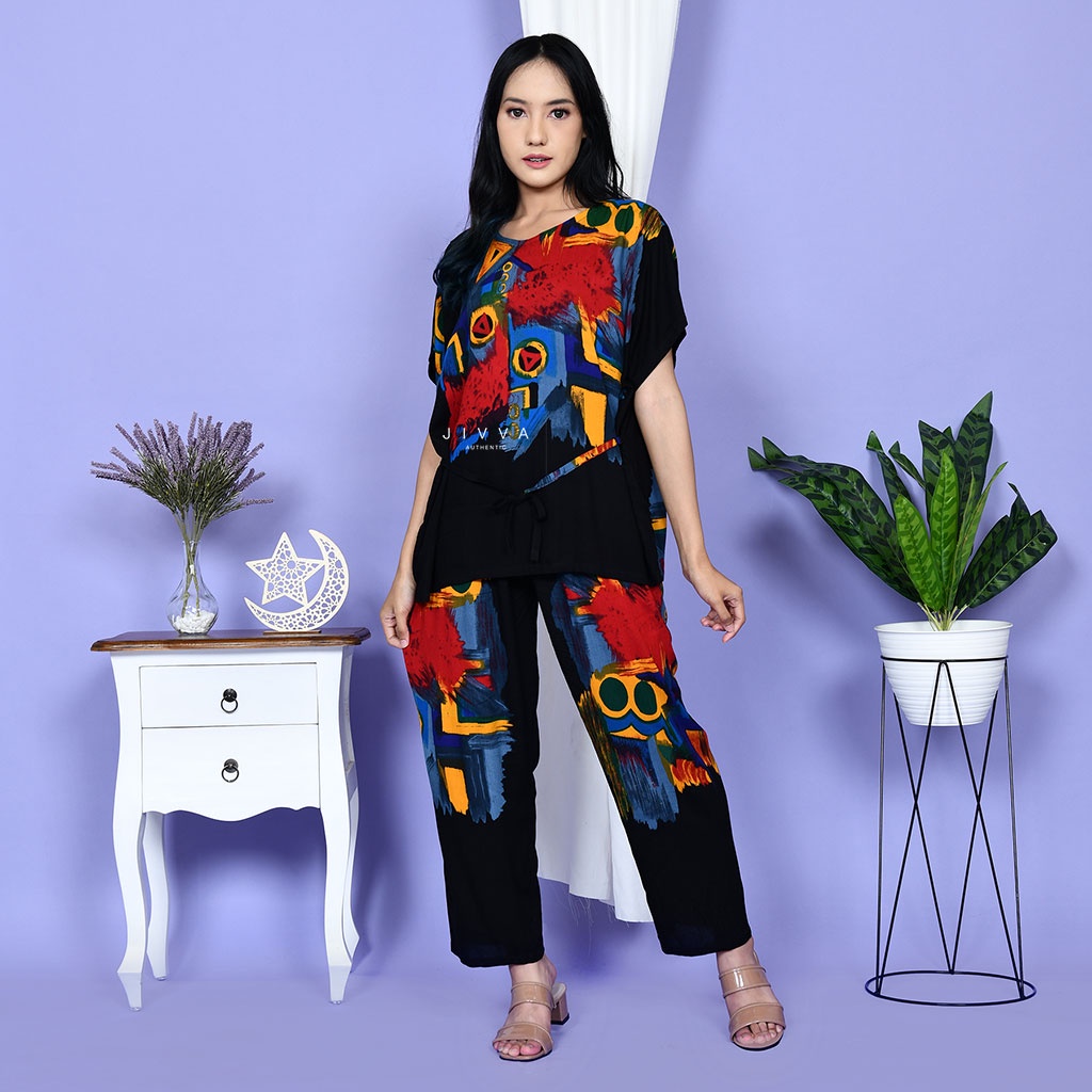 Setelan wanita | Piyama Wanita | One Set Jumbo LD 108 dan 120-2