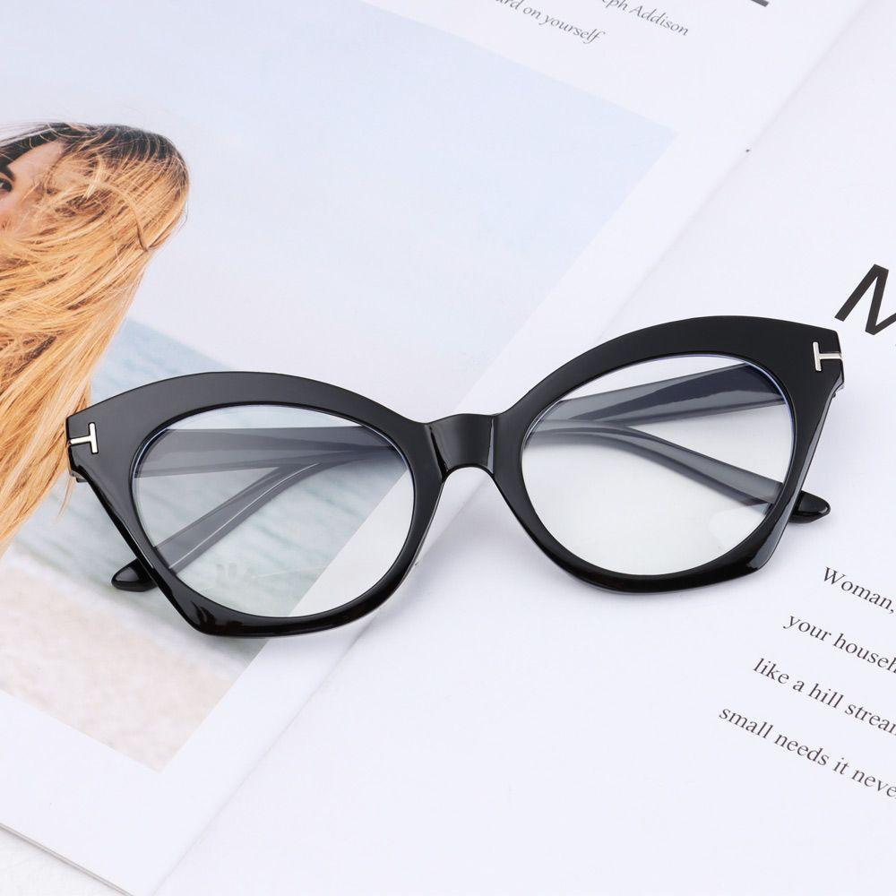 Populer Anti-Cahaya Biru Kacamata Fashion Vision Care Komputer Retro Spectacles Frame