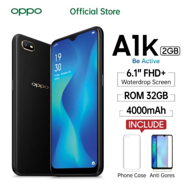 HP OPPO A1K RAM 2GB/32GB TERMURAH BERGARANSI RESMI