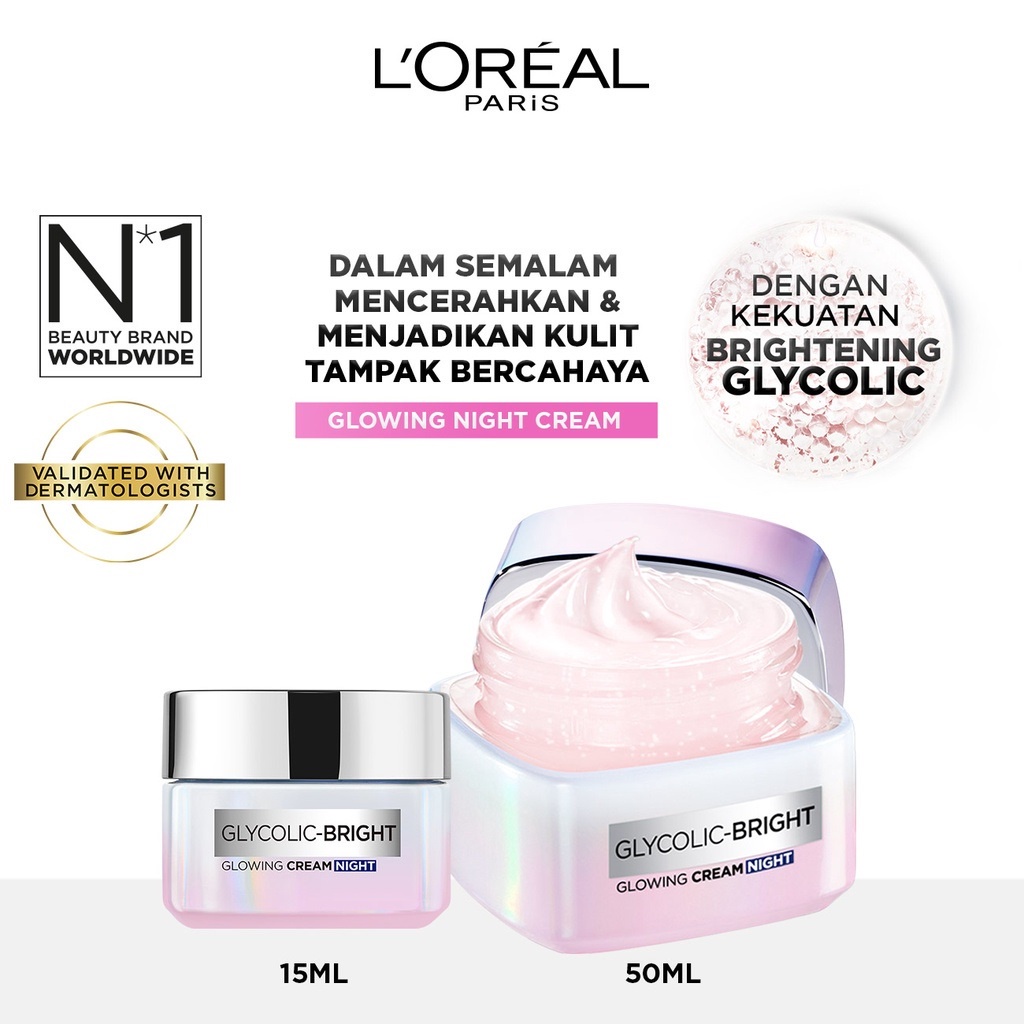 LOREAL Paris Glycolic Bright Glowing Night and day Cream  BY AILIN
