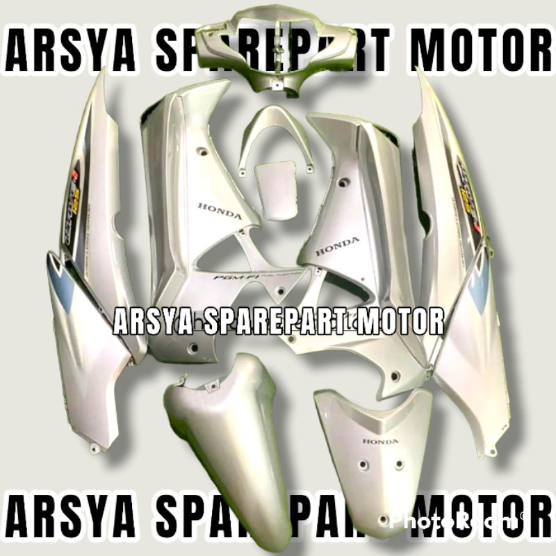 TERBARU FULL BODY HALUS SUPRA X 125 OLD SILVER - SUPRA X 125 LAMA SILVER MURAH - ARSYA SPAREPART MOT