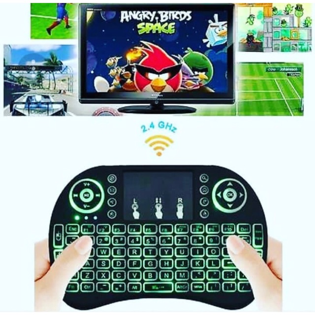 i8 Backlit Mini Wireless Keyboard Touchpad - Keyboard Mini Bluetooth FOR ANDROID TV BOX MINI