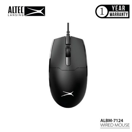 Altec Lansing Mouse Wired ALBM7124 ALBM-7124 ALBM 7124 Optical Mouse USB