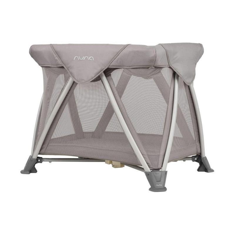 Nuna Sena Aire Champagne Charcoal Frost Thyme Ranjang Tidur Bayi Aluminum Travel Cot Travel Bag Free Box