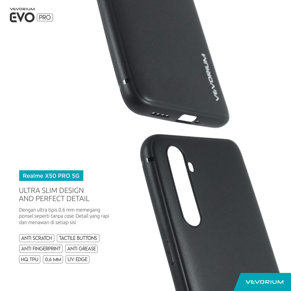 VEVORIUM EVO PRO Realme X50 PRO 5G REALME Premium Soft Case Softcase Matte