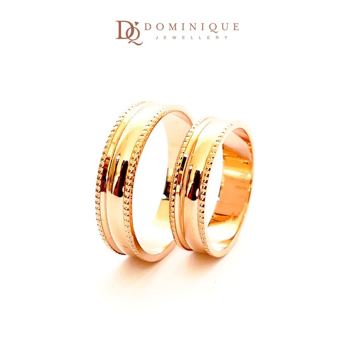 

Dominique Jewellery -Cincin Wedding Citra Gold 75% DQ 010