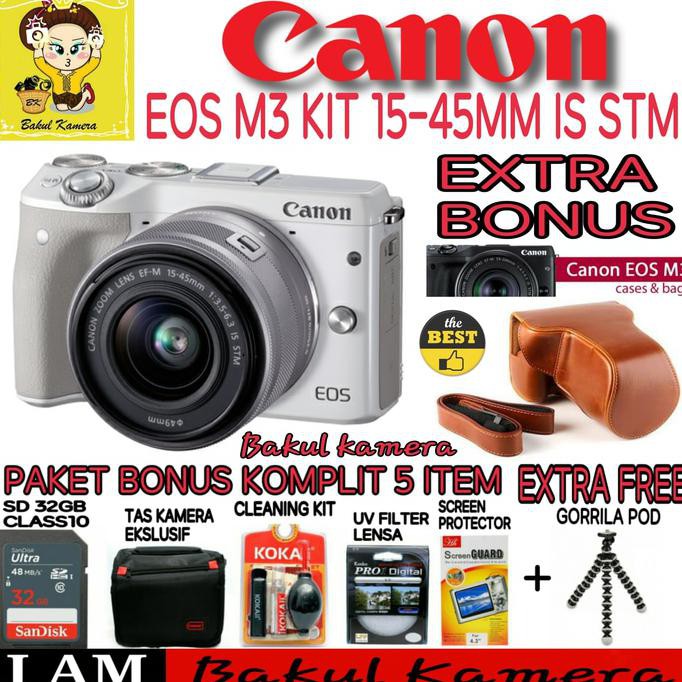 PROMO CANON EOS M3 KIT 15-45MM / CANON EOS M3 / EOS M3 TERLARIS