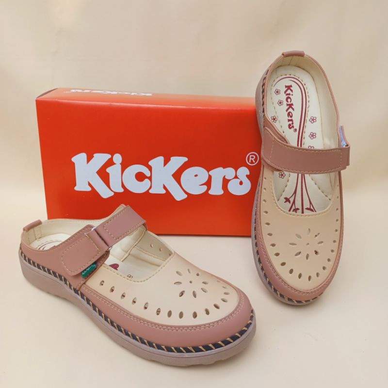 Sandal wanita kickers terbaru bigsize jumbo 41-45. SL Btg 07