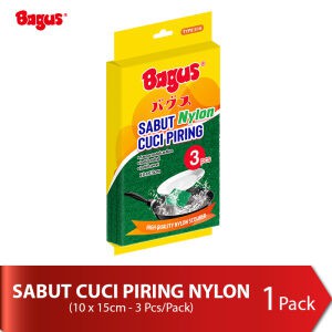 Bagus Sabut Cuci Piring Nylon 3pcs Type 516