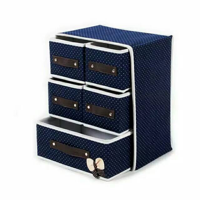 Lemari Susun Serbaguna Laci Pakaian Dalam Baju Bayi Kotak Box Susun Bahan Kokoh Tebal Praktis Hemat