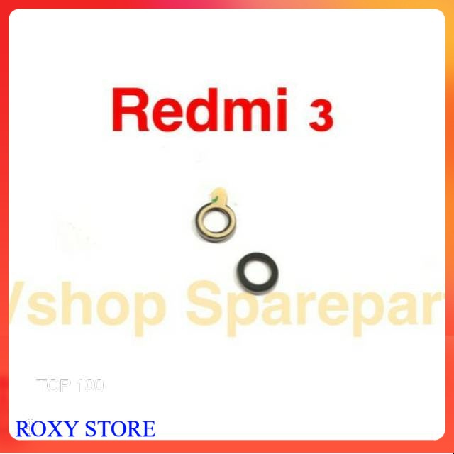 Lensa Kaca Kamera Belakang Xiaomi Redmi 3 3S 3 Pro